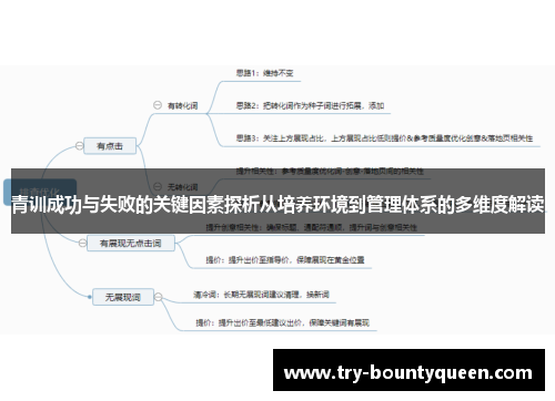 青训成功与失败的关键因素探析从培养环境到管理体系的多维度解读